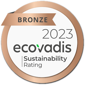 Bronzové hodnocení udržitelnosti EcoVadis